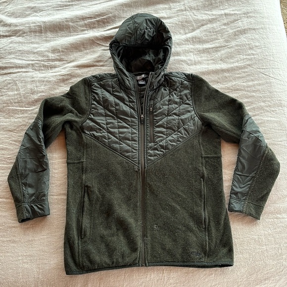 Outdoor Research Jackets & Blazers - Outdoor Research Cyprus Hybrid Wool full Zip Hoodie
